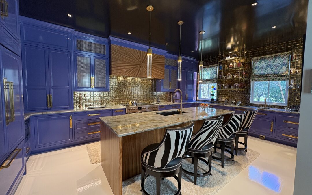 Bold Color Meets Historic Craftsmanship: A Custom Kitchen in a Downtown Savannah Home