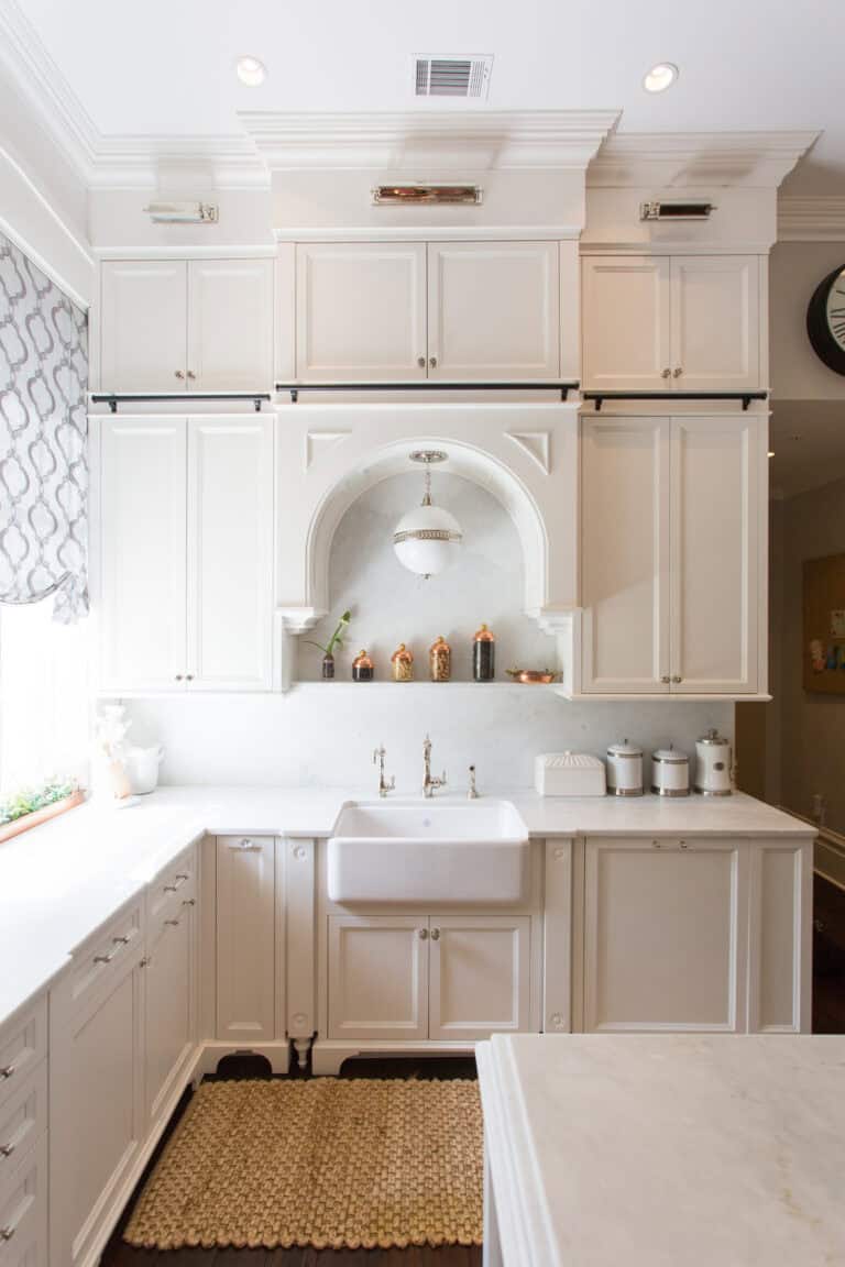 Historic District – 1 West Jones project – custom cabinetry and woodwork by AWD of Savannah