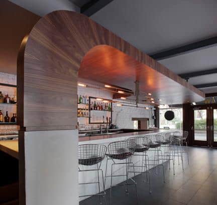 Public Kitchen & Bar project – custom cabinetry and woodwork by AWD of Savannah